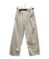 DANTON（ダントン）の古着「カラーデニム イージーパンツ」｜ホワイト