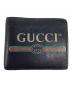 GUCCI（グッチ）の古着「ヴィンテージロゴデザインウォレット」｜ブラック