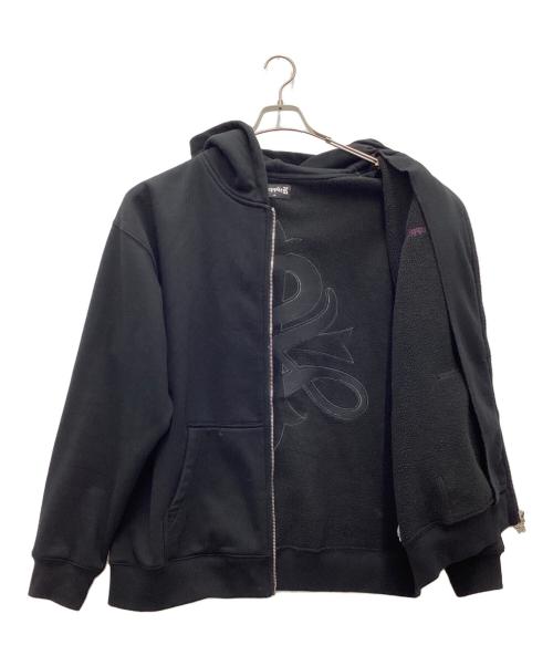 SUPPLIER（サプライヤー）SUPPLIER (サプライヤー) ジップパーカー ブラック サイズ:SIZE XLの古着・服飾アイテム