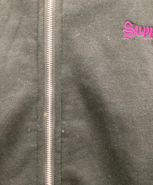 SUPPLIER（サプライヤー）SUPPLIER (サプライヤー) ジップパーカー ブラック サイズ:SIZE XLの古着・服飾アイテム