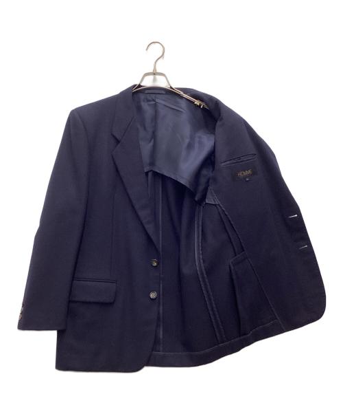 COMME des GARCONS HOMME（コムデギャルソン オム）COMME des GARCONS HOMME (コムデギャルソン オム) 2Bウールジャケット ネイビー サイズ:SIZE Mの古着・服飾アイテム