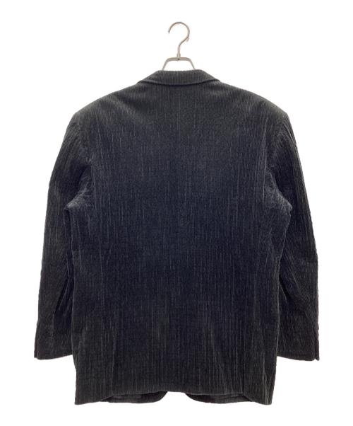 ISSEY MIYAKE（イッセイミヤケ）ISSEY MIYAKE (イッセイミヤケ) 太畝コーデュロイジャケット ブラック サイズ:SIZE Lの古着・服飾アイテム