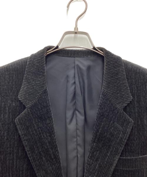 ISSEY MIYAKE（イッセイミヤケ）ISSEY MIYAKE (イッセイミヤケ) 太畝コーデュロイジャケット ブラック サイズ:SIZE Lの古着・服飾アイテム