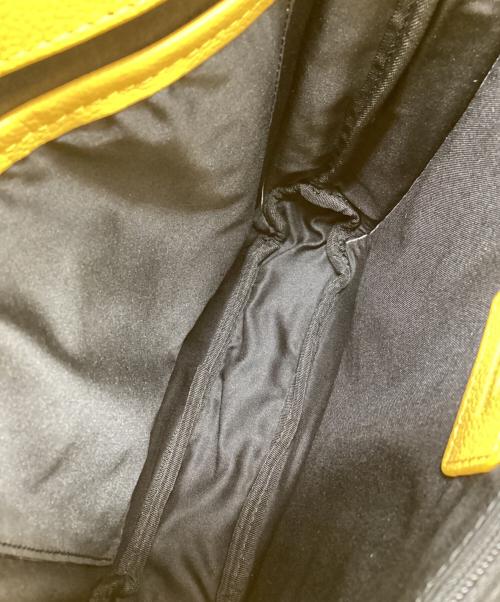 SEEKER（シーカー）seeker (シーカー) バイカラーバッグ ブラック×イエローの古着・服飾アイテム