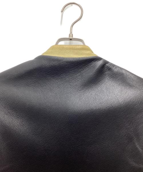 THE FLAT HEAD（ザ・フラットヘッド）THE FLAT HEAD (ザ・フラットヘッド) 鹿革レザージャケット ブラック サイズ:SIZE 38の古着・服飾アイテム