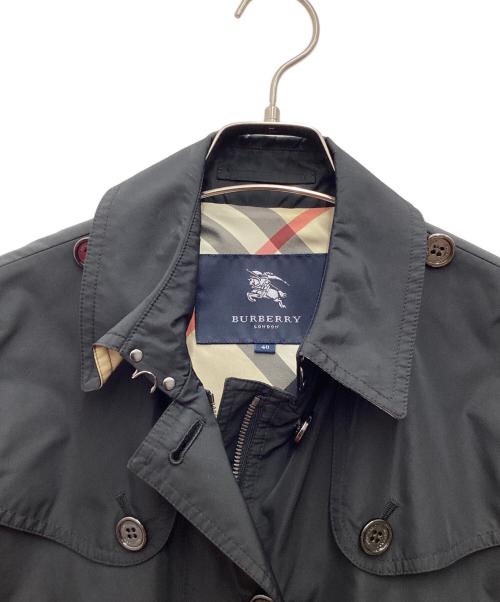 BURBERRY LONDON（バーバリーロンドン）BURBERRY LONDON (バーバリーロンドン) コート ブラック サイズ:SIZE 40の古着・服飾アイテム