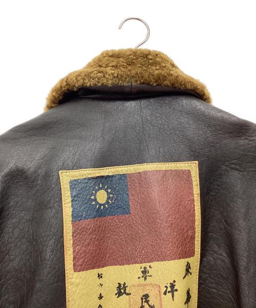 AVIREX（アヴィレックス）AVIREX (アヴィレックス) G-1フライトジャケット TOP GUN ブラウン サイズ:SIZE XSの古着・服飾アイテム