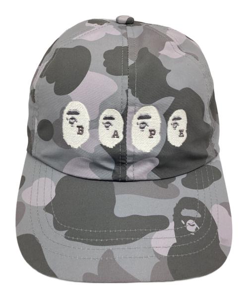 A BATHING APE（アベイシングエイプ）A BATHING APE (アベイシングエイプ) キャップ グレーの古着・服飾アイテム