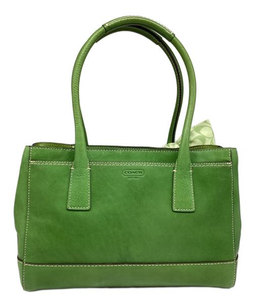 COACH（コーチ）COACH (コーチ) ハンドバッグ グリーンの古着・服飾アイテム