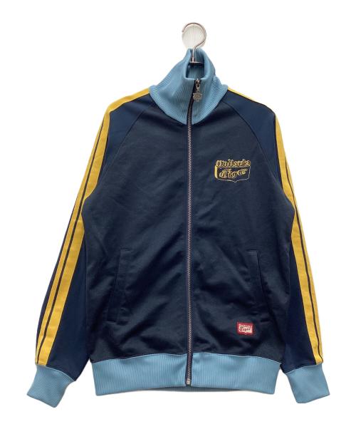 Onitsuka Tiger（オニツカタイガー）Onitsuka Tiger (オニツカタイガー) ジャージトップ ネイビー×イエロー サイズ:SIZE Sの古着・服飾アイテム