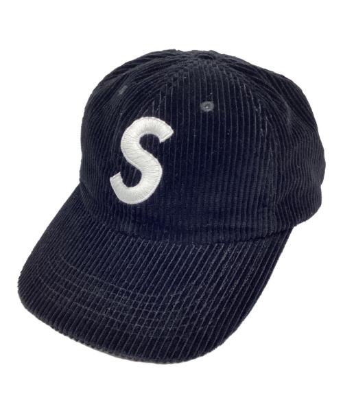 SUPREME（シュプリーム）Supreme (シュプリーム) キャップ Corduroy S Logo 6 panel cap ブラックの古着・服飾アイテム