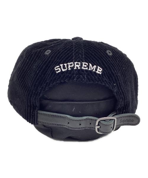 SUPREME（シュプリーム）Supreme (シュプリーム) キャップ Corduroy S Logo 6 panel cap ブラックの古着・服飾アイテム