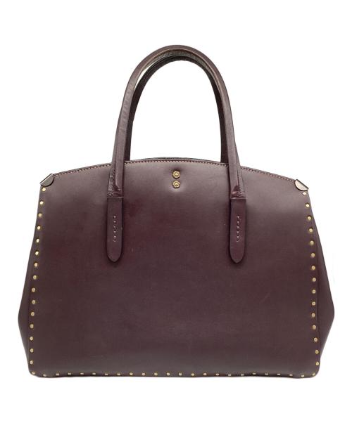 COACH（コーチ）COACH (コーチ) Coach Cooper Carryall With Rivets パープルの古着・服飾アイテム