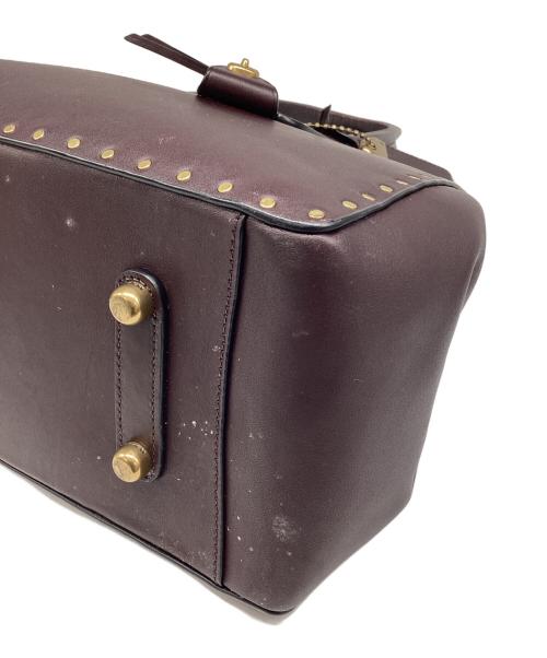 COACH（コーチ）COACH (コーチ) Coach Cooper Carryall With Rivets パープルの古着・服飾アイテム