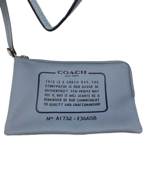 COACH（コーチ）COACH (コーチ) トートバッグ スカイブルーの古着・服飾アイテム