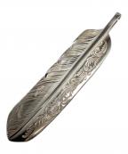 鷲見太郎ワシミタロウ）の古着「L arabesque flight feather ネックレストップ 唐草フェザー」｜シルバー
