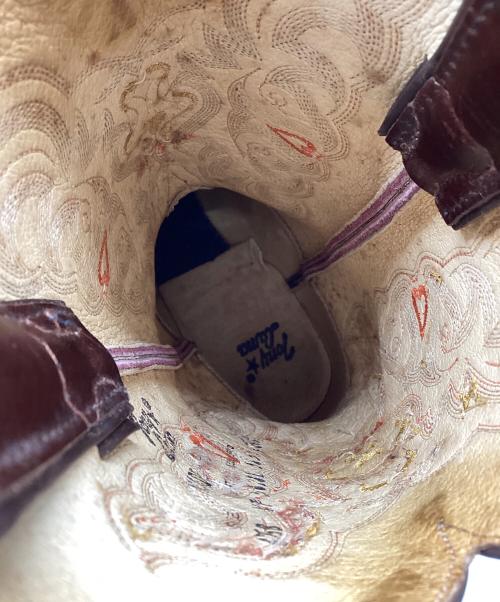 TONY LAMA（トニーラマ）TONY LAMA (トニーラマ) ウェスタンブーツ ブラウン サイズ:SIZE 6 1/2B（23.5cm相当）の古着・服飾アイテム