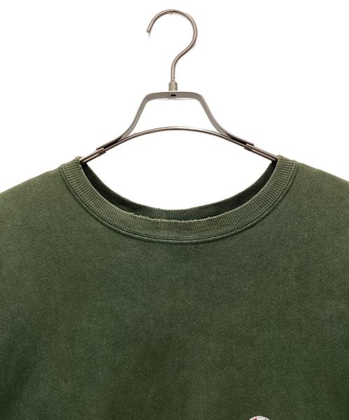 Champion REVERSE WEAVE（チャンピオン リバース ウィーブ）Champion REVERSE WEAVE (チャンピオン リバース ウィーブ) クルーネックスウェット 90s 刺繍タグ グリーン サイズ:SIZE XLの古着・服飾アイテム