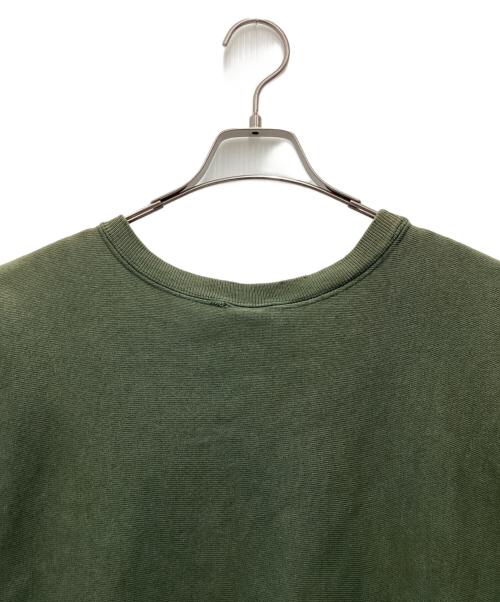 Champion REVERSE WEAVE（チャンピオン リバース ウィーブ）Champion REVERSE WEAVE (チャンピオン リバース ウィーブ) クルーネックスウェット 90s 刺繍タグ グリーン サイズ:SIZE XLの古着・服飾アイテム