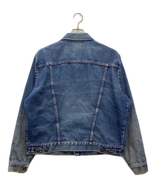 RUSTLER（ラスラー）RUSTLER (ラスラー) デニムジャケット 80s 三角タグ ラングラー ブルー サイズ:SIZE XLの古着・服飾アイテム