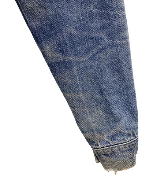 RUSTLER（ラスラー）RUSTLER (ラスラー) デニムジャケット 80s 三角タグ ラングラー ブルー サイズ:SIZE XLの古着・服飾アイテム