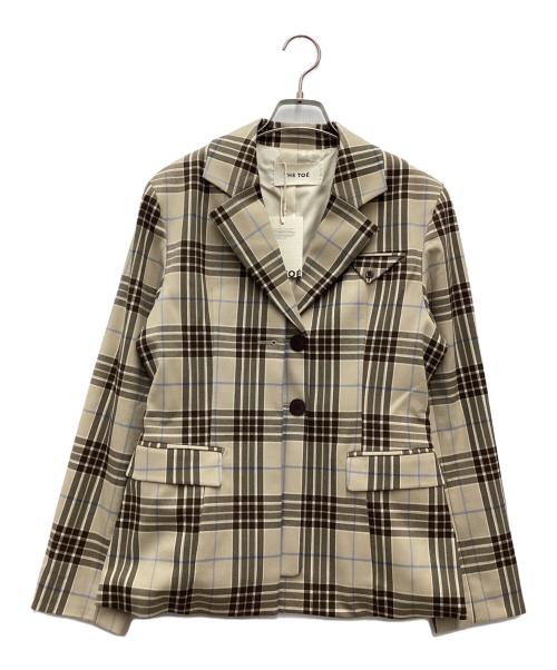 THE TOE（ザ・トゥー）THE TOE (ザ・トゥー) テーラードジャケット ベージュ サイズ:SIZE Sの古着・服飾アイテム