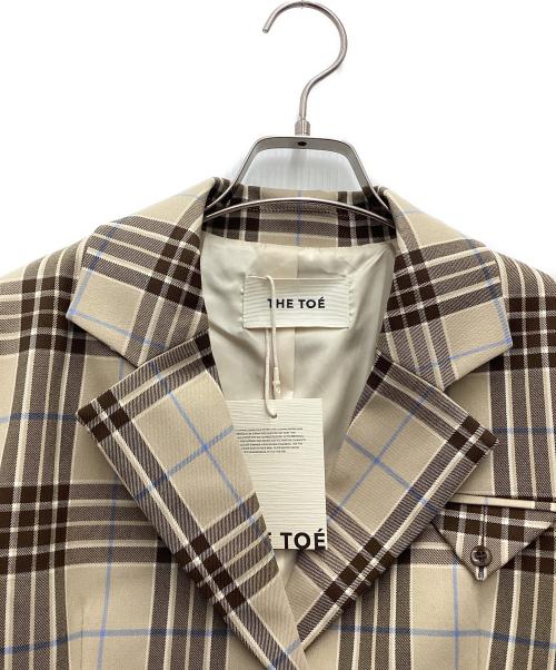 THE TOE（ザ・トゥー）THE TOE (ザ・トゥー) テーラードジャケット ベージュ サイズ:SIZE Sの古着・服飾アイテム