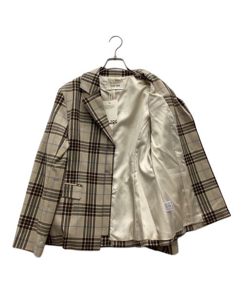 THE TOE（ザ・トゥー）THE TOE (ザ・トゥー) テーラードジャケット ベージュ サイズ:SIZE Sの古着・服飾アイテム