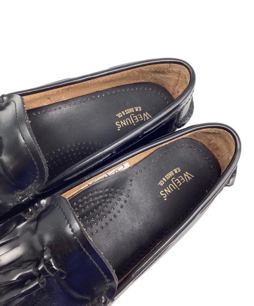 G.H.BASS（ジーエイチバス）G.H.BASS (ジーエイチバス) タッセルローファー ブラック サイズ:SIZE 36の古着・服飾アイテム