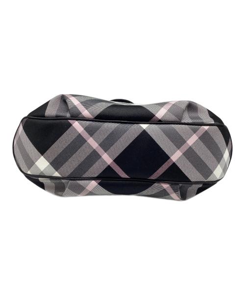 BURBERRY BLUE LABEL（バーバリー ブルー レーベル）BURBERRY BLUE LABEL (バーバリー ブルー レーベル) トートバッグ ブラック×グレーの古着・服飾アイテム