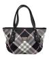 BURBERRY BLUE LABEL（バーバリー ブルー レーベル）の古着「トートバッグ」｜ブラック×グレー