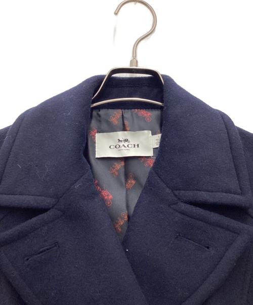 COACH（コーチ）COACH (コーチ) Pコート ネイビー サイズ:SIZE Sの古着・服飾アイテム