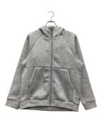 HELLY HANSENヘリーハンセン）の古着「HHロゴシックスウェットジップパーカー」｜グレー