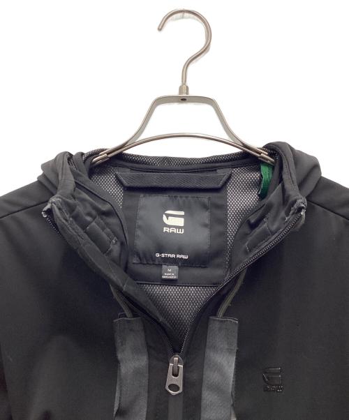 G-STAR RAW（ジースターロゥ）G-STAR RAW (ジースターロゥ) Batt Hooded Softshell Jacket ブラック サイズ:SIZE Mの古着・服飾アイテム