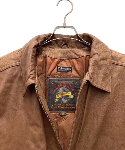 wilsons leather（ウィルソンズレザー）wilsons leather (ウィルソンズレザー) A-2フライトジャケット 90s ブラウン サイズ:SIZE XLの古着・服飾アイテム