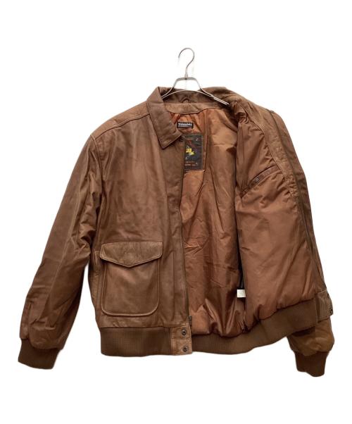 wilsons leather（ウィルソンズレザー）wilsons leather (ウィルソンズレザー) A-2フライトジャケット 90s ブラウン サイズ:SIZE XLの古着・服飾アイテム