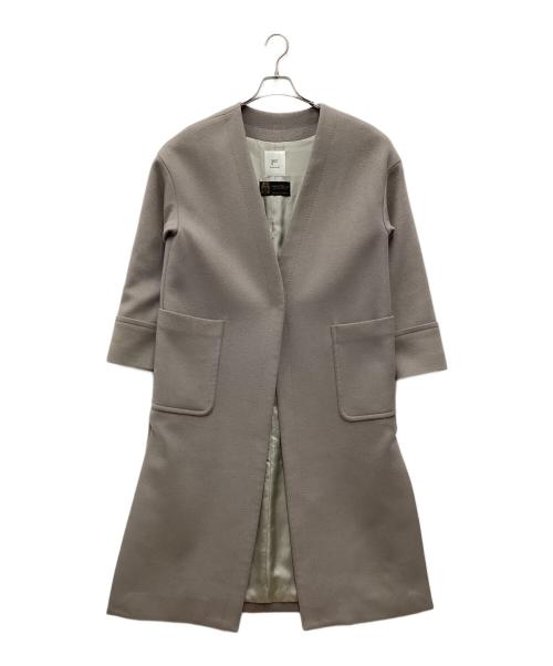 1er Arrondissement（プルミエ アロンディスモン）1er Arrondissement (プルミエ アロンディスモン) ノーカラーコート ベージュ サイズ:SIZE 38の古着・服飾アイテム