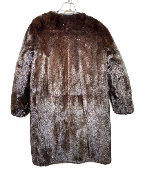 FENDI（フェンディ）FENDI (フェンディ) リバーシブルミンクファーコート ブラック サイズ:38の古着・服飾アイテム