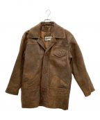 SCOOTERスクーター）の古着「SCOOTER　レザージャケット」｜ブラウン