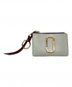 MARC JACOBSマークジェイコブズ）の古着「コインケースMARC JACOBSスナップショット」｜ホワイト×レッド