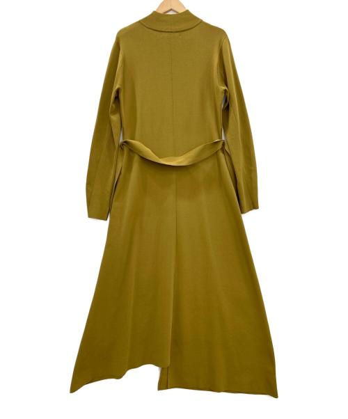 CELFORD（セルフォード）CELFORD (セルフォード) イレギュラーヘムニットワンピース カーキ サイズ:38の古着・服飾アイテム
