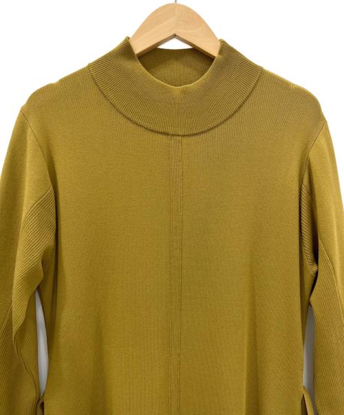 CELFORD（セルフォード）CELFORD (セルフォード) イレギュラーヘムニットワンピース カーキ サイズ:38の古着・服飾アイテム