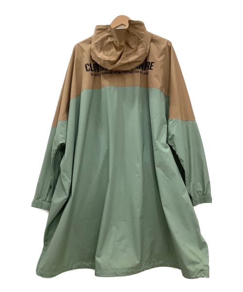 Bonfire Snowboarding（ボンファイア）Bonfire Snowboarding (ボンファイア) Bonfire Snowboarding　ビッグシルエットポンチョ グリーン サイズ:Mサイズ 未使用品の古着・服飾アイテム