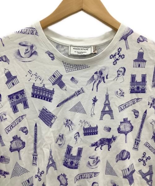 maison kitsune（メゾンキツネ）maison kitsune (メゾンキツネ) 半袖カットソー ホワイト サイズ:Sの古着・服飾アイテム