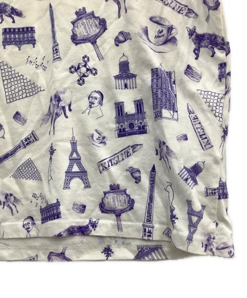 maison kitsune（メゾンキツネ）maison kitsune (メゾンキツネ) 半袖カットソー ホワイト サイズ:Sの古着・服飾アイテム