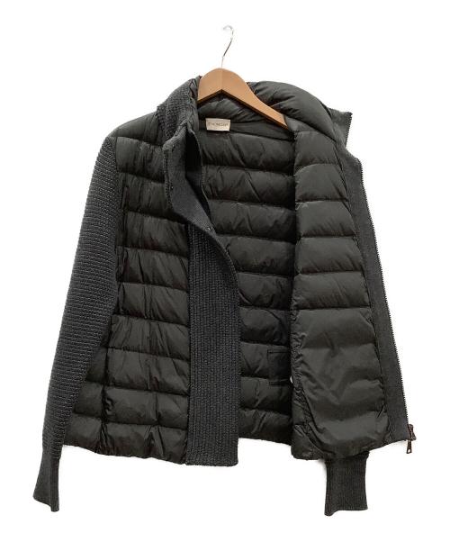 MONCLER（モンクレール）MONCLER (モンクレール) MAGLIONE TRICOT CARDIGAN グレー サイズ:Mの古着・服飾アイテム