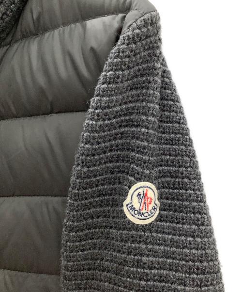 MONCLER（モンクレール）MONCLER (モンクレール) MAGLIONE TRICOT CARDIGAN グレー サイズ:Mの古着・服飾アイテム