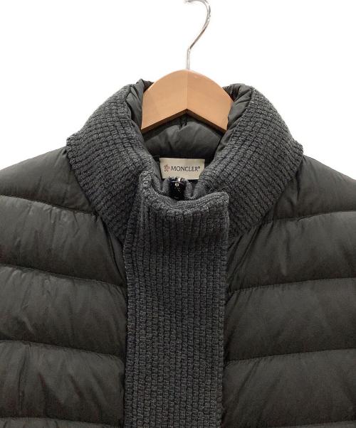 MONCLER（モンクレール）MONCLER (モンクレール) MAGLIONE TRICOT CARDIGAN グレー サイズ:Mの古着・服飾アイテム