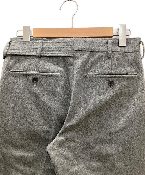 SOSHIOTSUKI（ソウシ オオツキ）SOSHIOTSUKI (ソウシ オオツキ) SOSHIOTSUKI　WRAP KNOT STRAIGHT TROUSERS グレー サイズ:44の古着・服飾アイテム
