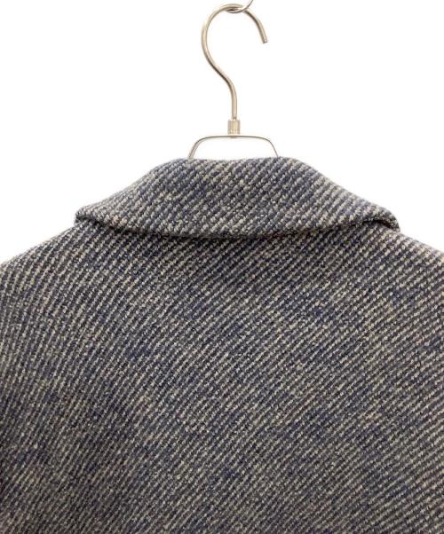 45R（フォーティファイブ・アール）45R (フォーティファイブ・アール) デニムツイードニットのコート ネイビー サイズ:3の古着・服飾アイテム